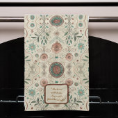 Boho Herb individuell anpassbar Geschirrtuch