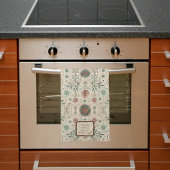 Boho Herb individuell anpassbar Geschirrtuch