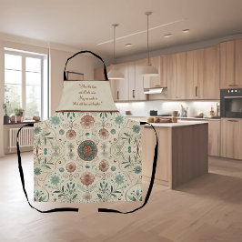 Boho Herb individuell anpassbar Schürze