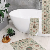 Boho Herb Pattern Duschvorhang