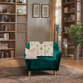 Boho Herb Pattern Fleecedecke