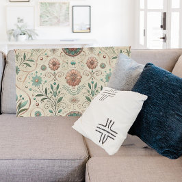 Boho Herb Pattern Fleecedecke