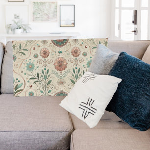 Boho Herb Pattern Fleecedecke