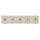 Boho Herb Pattern Kurzer Tischläufer (Horizontal)