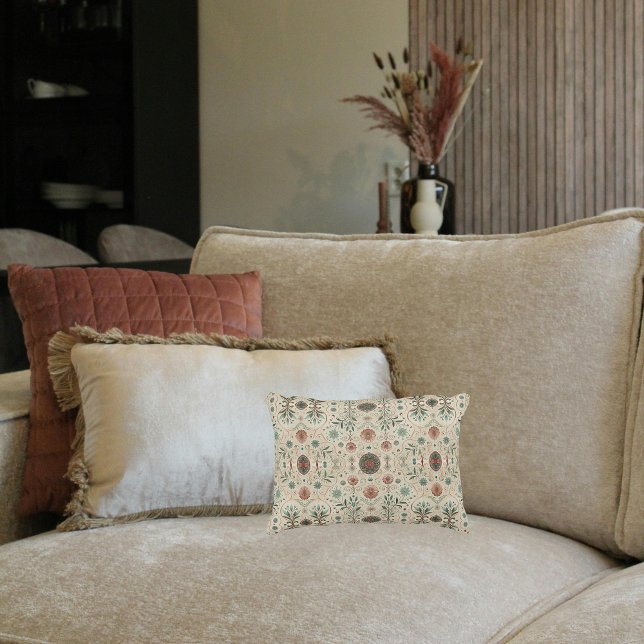 Boho Herb Pattern Lumbar Dekokissen (Von Creator hochgeladen)