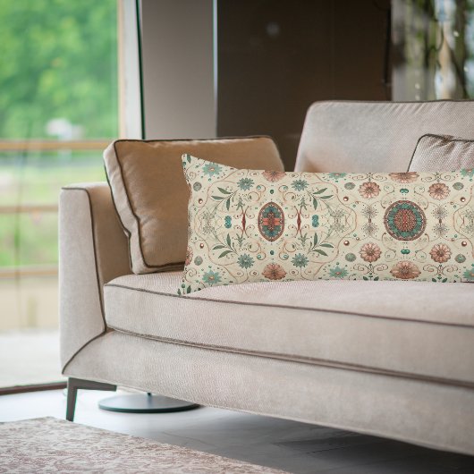 Boho Herb Pattern Seitenschläferkissen