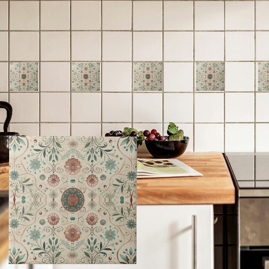 Boho Herb Small Pattern Fliese