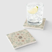 Boho Herb Steinuntersetzer (Seitenansicht)