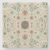 Boho Herb Steinuntersetzer (Vorderseite)