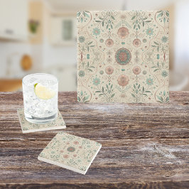 Boho Herb Steinuntersetzer