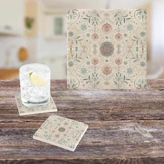 Boho Herb Steinuntersetzer