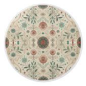 Boho Herbs Pattern Keramikknauf (Vorderseite)