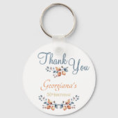 Boho Herbst 50. Geburtstag Danke Schlüsselanhänger (Vorderseite)