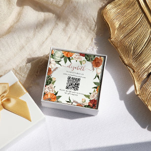 Boho Herbst   Brautparty-Geschenkliste Begleitkarte