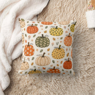 Boho-Herbst-Kürbis Kissen