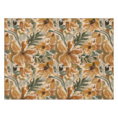 Boho Herbst Terracotta Erntedank Herbst Tischdecke (Vorderseite (Horizontal))