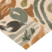 Boho Herbst Terracotta Erntedank Herbst Tischdecke (Schrägansicht)