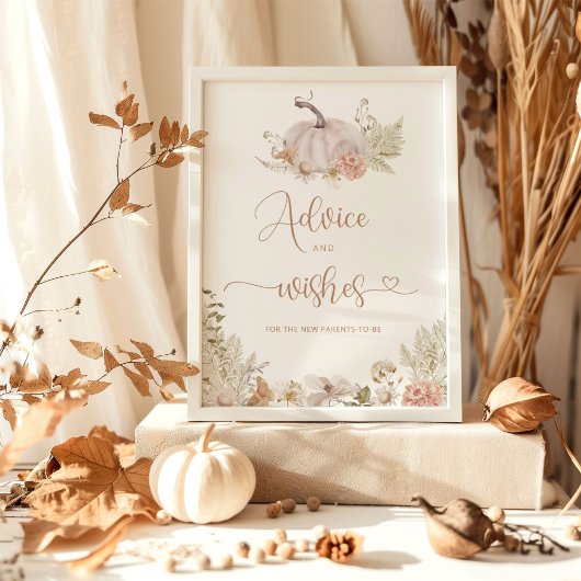 Boho-Herbstberatung und -wünsche Poster