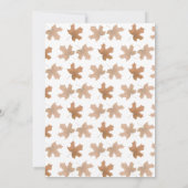 Boho Herbstblase & Brause Paare Dusche Einladung (Rückseite)