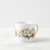Boho-Herbstblumenarrangement Espressotasse (Vorderseite Rechts)
