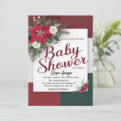 BOHO Herbstblütendusche Einladung (Stehend Vorderseite)