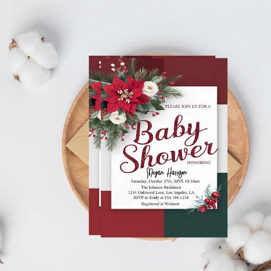 BOHO Herbstblütendusche Einladung