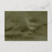 Boho Herbstflorale Hochzeitsempfehlung Begleitkarte (Rückseite)