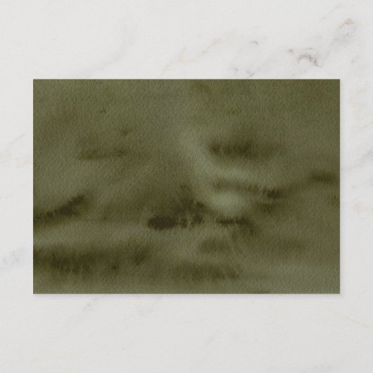 Boho Herbstflorale Hochzeitsempfehlung Begleitkarte (Rückseite)