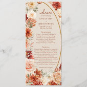 Boho Herbstgarten Gewürze Orangenbeige Programm (Vorderseite)