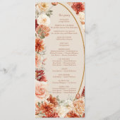 Boho Herbstgarten Gewürze Orangenbeige Programm (Rückseite)