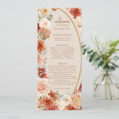 Boho Herbstgarten Gewürze Orangenbeige Programm (Stehend Vorderseite)