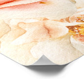 Boho Herbstgarten Gewürze Orangenrost Alphabetisch Poster (Ecke)