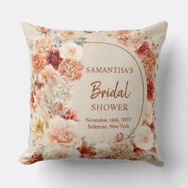 Boho Herbstgarten Gewürze Orangenrost Kissen