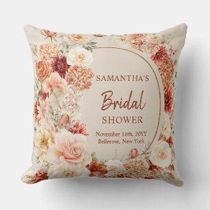 Boho Herbstgarten Gewürze Orangenrost Kissen