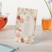 Boho Herbstgarten Gewürze Orangenrost Sockelschild (In SItu)