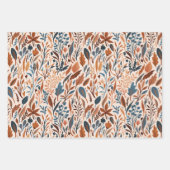 Boho Herbstlaubs Geschenkpapier Set (Vorderseite 3)