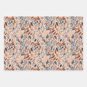 Boho Herbstlaubs Geschenkpapier Set (Vorderseite 2)