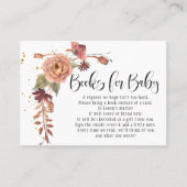 BOHO Herbstleaves Fall Blume Kinderbuch Visitenkarte (Vorderseite)