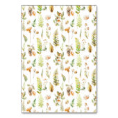 Boho Herbstwaldzweige Hochzeiten Tischnummern (Rückseite)