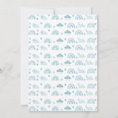 Boho Here kommt der Sohn Sunshine Baby Shower Boy Einladung (Rückseite)