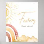 Boho Here kommt die Son Baby Duwer Favors Poster (Vorne)