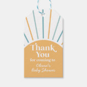 Boho Here kommt die Sonnenscheinsdusche des Sohnes Geschenkanhänger (Vorderseite)