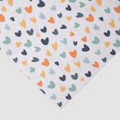 Boho Herz Muster Tissue Paper Seidenpapier (Ausschnitt)