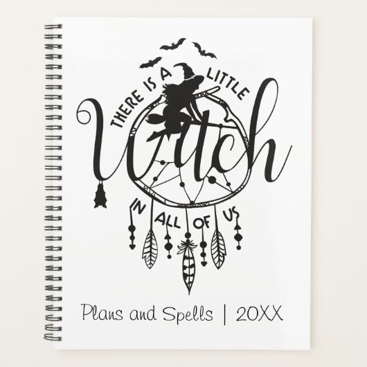 Boho Hexe Vibes Tasche - Kleine Hexe in uns allen Planer (Vorderseite)