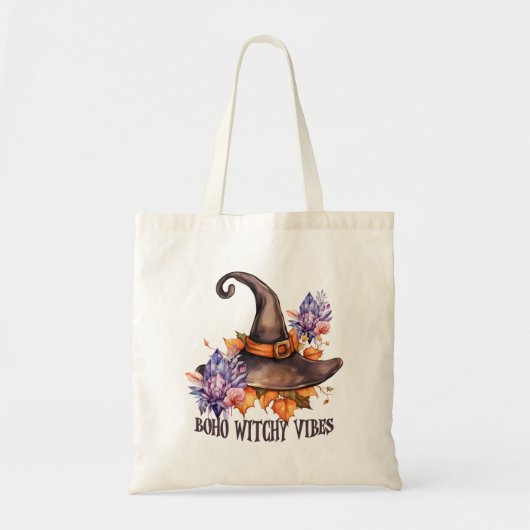 Boho-Hexen-Vibes Halloween  Tragetasche (Vorne)