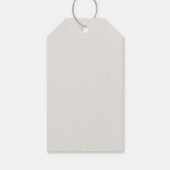 Boho Highland Cow Baby Dusche Vielen Dank für Ihre Geschenkanhänger (Rückseite)