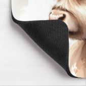 Boho Highland Cow Mousepad (Ecke)