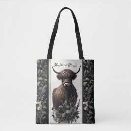 Boho Highland Cow Tasche