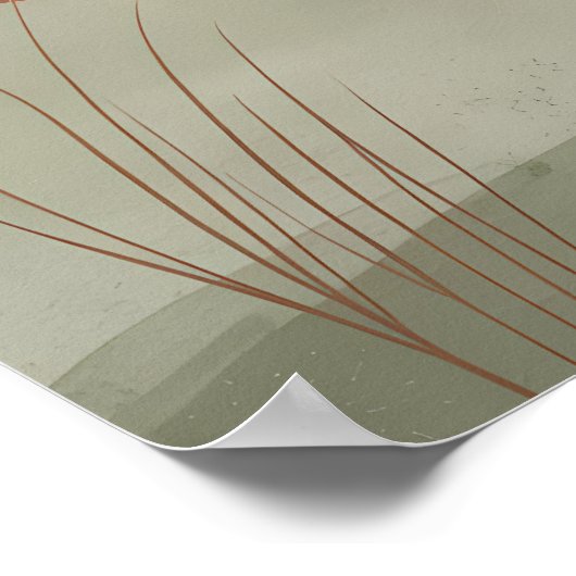 Boho Hills Poster (Ecke)