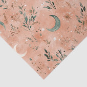 Boho-Himmels-Blumen-Mond-Muster (4) Seidenpapier (Ausschnitt)